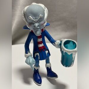 Vintage Professor Cold Heart Care Bears PVC 1984 Figure & Frozen Meanie Mug